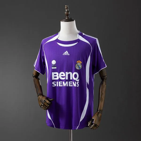 Camiseta de fútbol Real Madrid 2006/07 TERCERA MANGA CORTA VERSION FAN